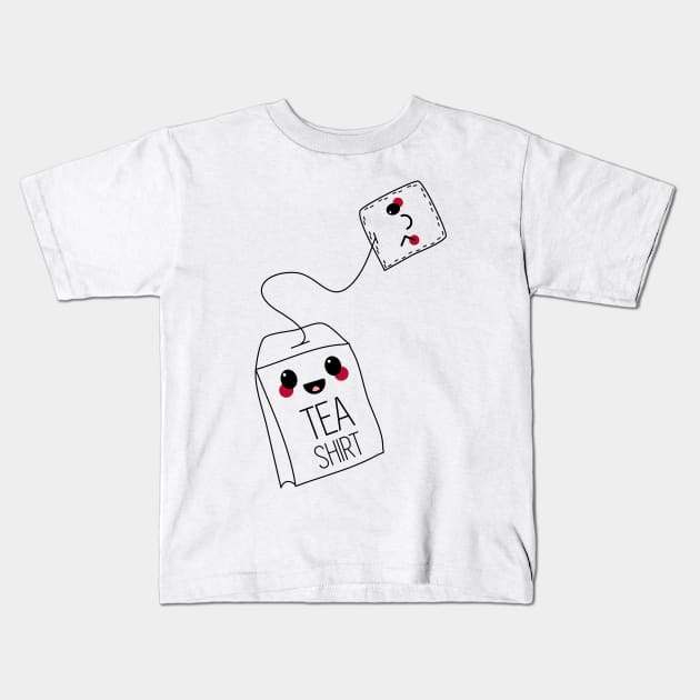 Tea Shirt Kids T-Shirt by SusurrationStudio